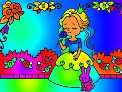 Coloring Book: Princess Juliet — безплатна онлайн игра