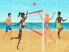 Beach Volleyball Jigsaw — безплатна онлайн игра
