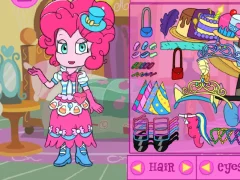 My little pony Equestria Girls Pinkie Pie Dress Up — безплатна онлайн игра