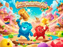 Jelly Monster Pop — безплатна онлайн игра