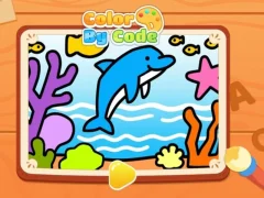 Color By Code: Dolphin — безплатна онлайн игра