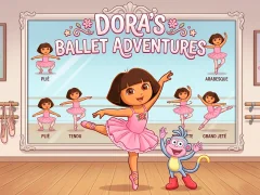 Dora's Ballet Adventures — безплатна онлайн игра