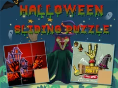 Halloween Sliding Puzzle — безплатна онлайн игра