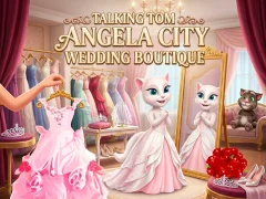 Talking Tom Angela City Wedding Boutique — безплатна онлайн игра