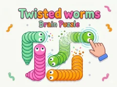 Twisted worms Brain Puzzle — безплатна онлайн игра