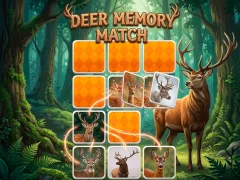 Deer Memory Match — безплатна онлайн игра