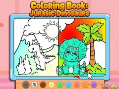 Coloring Book: Jurassic Dinosaurs — безплатна онлайн игра