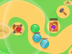 Monkey Bubble Defense — безплатна онлайн игра