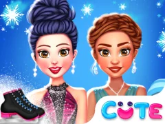 Princess Winter Ice Skating Outfits — безплатна онлайн игра