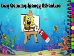 Easy Coloring Spongy Adventure — безплатна онлайн игра