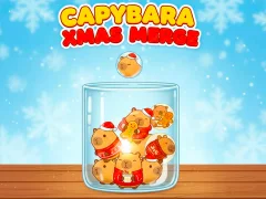 Capybara Xmas Merge — безплатна онлайн игра