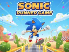 Sonic Runner Game — безплатна онлайн игра