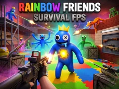 Rainbow Friends Survival FPS — безплатна онлайн игра