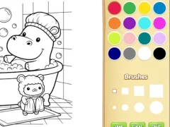 Cozy Friends Coloring Book for Kids — безплатна онлайн игра