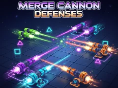 Merge Cannon Defenses — безплатна онлайн игра