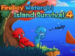 Fireboy Watergirl Island Survival 4 — безплатна онлайн игра