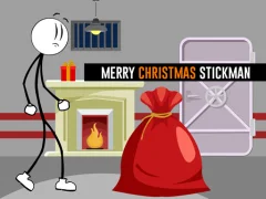 Merry Christmas Stickman — безплатна онлайн игра