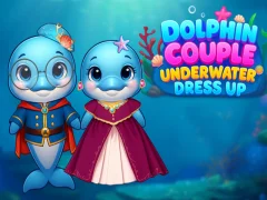 Dolphin Couple Underwater Dress Up — безплатна онлайн игра