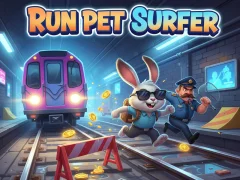 Run Pet Surfer — безплатна онлайн игра