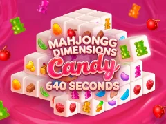 Mahjongg Dimensions Candy 640 seconds — безплатна онлайн игра