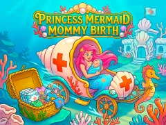 Princess Mermaid Mommy Birth — безплатна онлайн игра