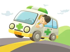 Cartoon Ambulance — безплатна онлайн игра