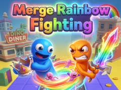 Merge Rainbow Fighting — безплатна онлайн игра