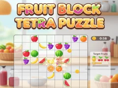 Fruit Block Tetra Puzzle — безплатна онлайн игра