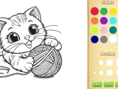 Cat Coloring Book — безплатна онлайн игра