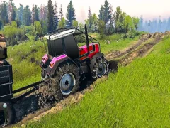 Real Chain Tractor Towing Train Simulator — безплатна онлайн игра
