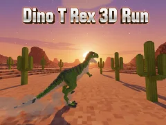 Dino T Rex 3D Run — безплатна онлайн игра