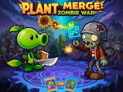 Plant Merge: Zombie War — безплатна онлайн игра