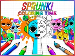 Sprunki Coloring Time — безплатна онлайн игра