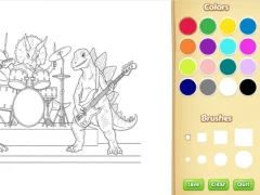 Dinosaur Coloring Book For Kids — безплатна онлайн игра