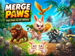 Merge Paws — безплатна онлайн игра