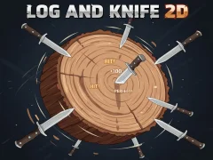 Log And Knife 2D — безплатна онлайн игра