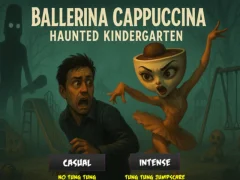 Ballerina Cappuccina Haunted Kindergarten — безплатна онлайн игра