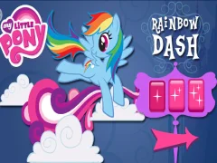 Rainbow Dash's Cloud Bump — безплатна онлайн игра