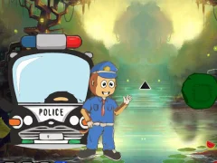 Monkey Caught Thief Fox — безплатна онлайн игра