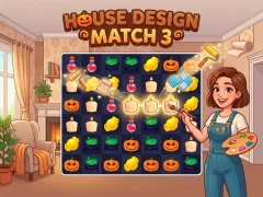 House Design Match 3 — безплатна онлайн игра