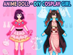 Anime Doll - DIY Cosplay Girl — безплатна онлайн игра