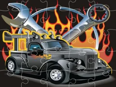 Hot Rod Jigsaw — безплатна онлайн игра