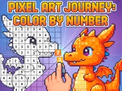 Draw picture by numbers Pixel Art — безплатна онлайн игра