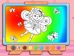 Coloring Book: Floral Dance — безплатна онлайн игра