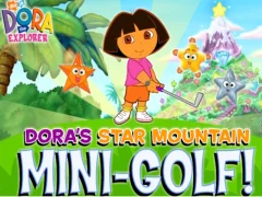 Dora The explorer Dora's Star Mountain Mini-Golf — безплатна онлайн игра