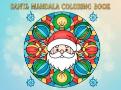 Santa Mandala Coloring Book — безплатна онлайн игра