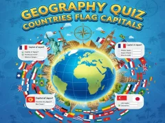 Geography Quiz Countries Flag Capitals — безплатна онлайн игра