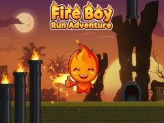Fire Boy Run Adventure — безплатна онлайн игра