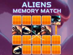 Aliens Memory Match — безплатна онлайн игра