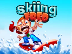 Skiing Fred — безплатна онлайн игра